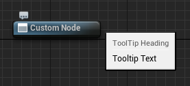 A screenshot of a custom node with its tooltip visible.
